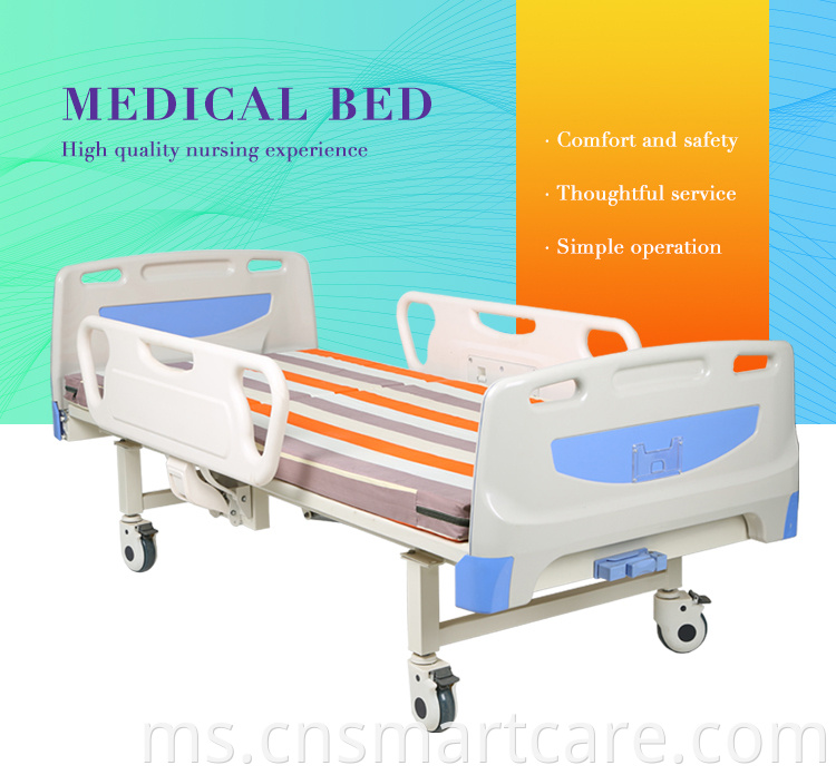 Papan abs berkualiti tinggi 3 fungsi katil rumah penjagaan hospital elektrik untuk pesakit